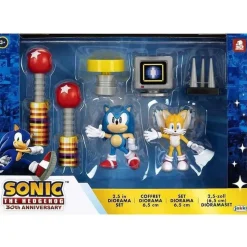 JAKKS Sonic - Set diorama Sonic con figuras y sonido ㅤ* Figuras De Acción