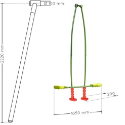 SOULET - Balancín para 2* Columpios