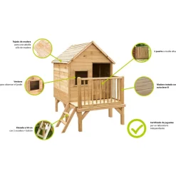 SOULET - Casita de madera Winny