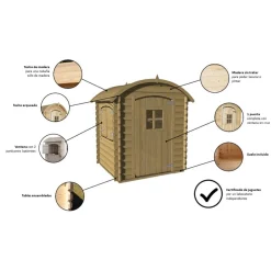 SOULET - Casita de madera Patty* Casas