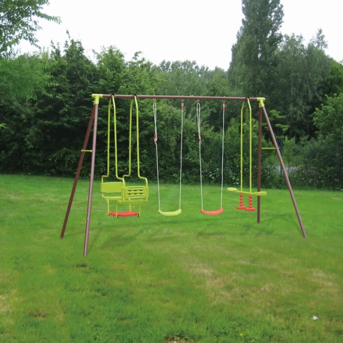 SOULET - Columpio de acero Acier 2B1CL1V* Columpios