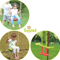 SOULET - Columpio de acero Acier 1B1V