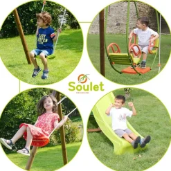 SOULET - Columpio de madera Narcisse