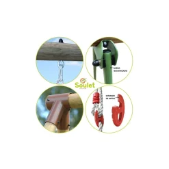 SOULET - Columpio de madera Juliette