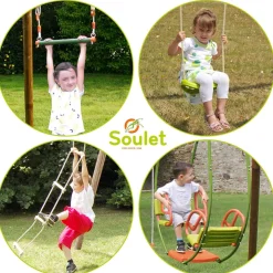 SOULET - Columpio de madera Juliette