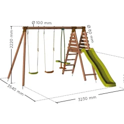 SOULET - Columpio de madera Violette* Columpios