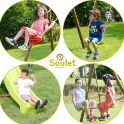 SOULET - Columpio de madera Violette* Columpios