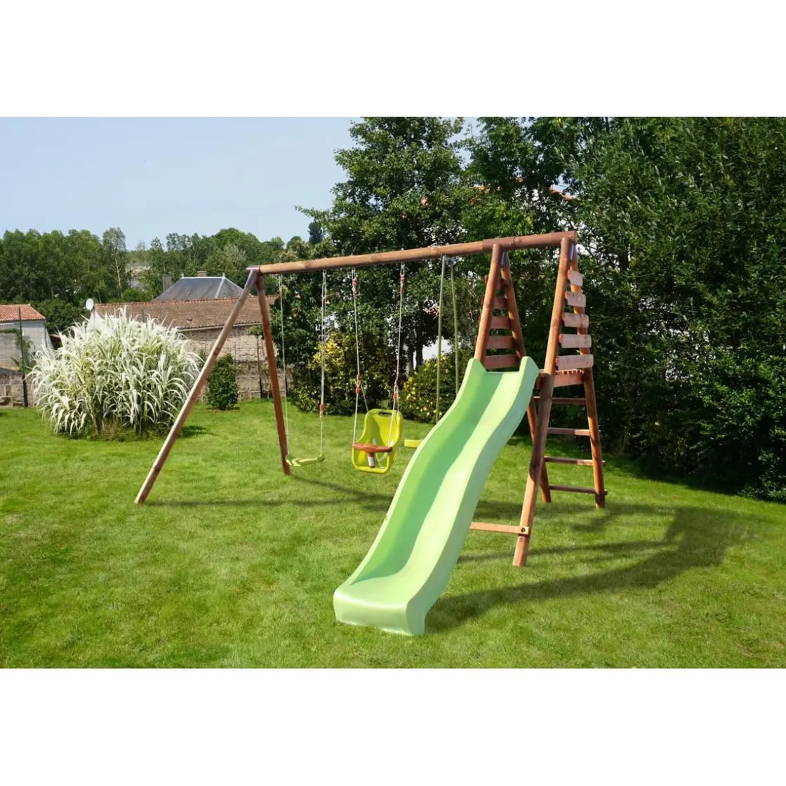 SOULET - Estación de juego con columpios y tobogán Tulipe* Columpios