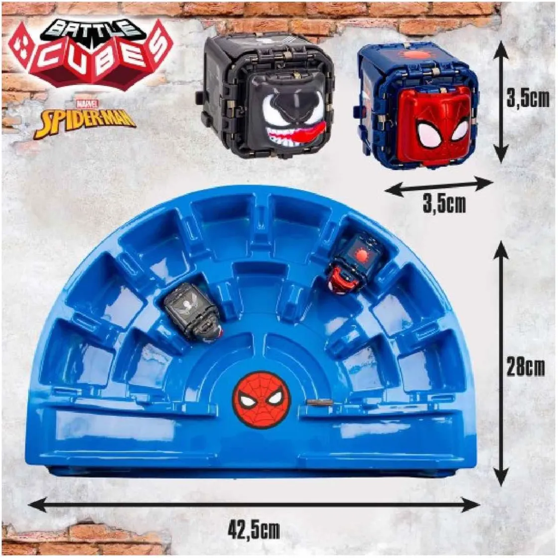 COLOR BABY Spider-man - Battle cubes - Estadio de batallas con cubos de Spider-Man