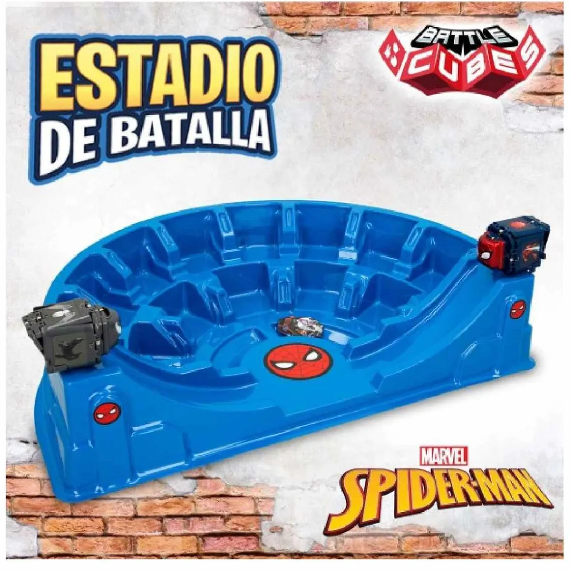 COLOR BABY Spider-man - Battle cubes - Estadio de batallas con cubos de Spider-Man