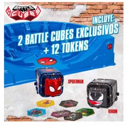 COLOR BABY Spider-man - Battle cubes - Estadio de batallas con cubos de Spider-Man