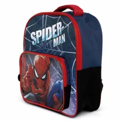 SPIDERMAN Spider-man - Mochila con bolsillo transparente 30x24,5x11 cm