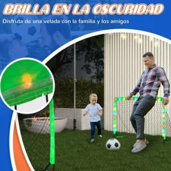 Outsunny Sportnow - Juego de 2 porterías de fútbol* Deportes