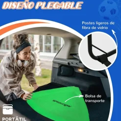 Outsunny Sportnow - Juego de 2 porterías de fútbol* Deportes