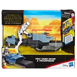 STAR WARS - Conductor de la Primera Orden y Treadspeeder Galaxy of Adventures