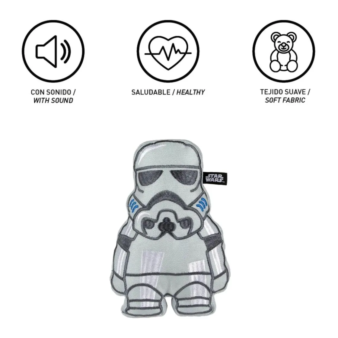 ARTESANIA CERDÁ Star Wars - Soldado Imperial - Peluche para perros* Coleccionables Y Mini Mundos