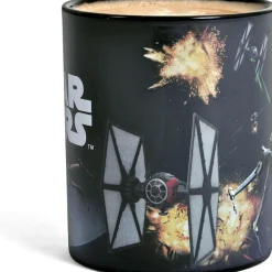 ABYSSE CORP Star Wars - Taza termosensible Batalla Espacial 460ml ㅤ