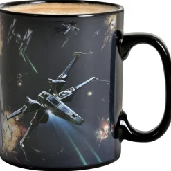 ABYSSE CORP Star Wars - Taza termosensible Batalla Espacial 460ml ㅤ