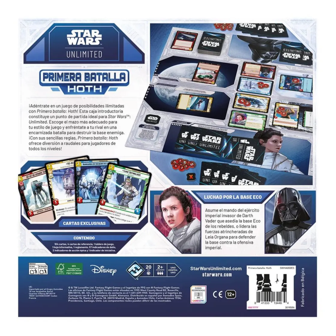 ASMODEE Star Wars Unlimited - Primera Batalla Hoth* Juegos Y Puzzles|Friki Zone