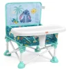 BRIGHT STARTS Stitch - Asiento elevador plegable Pop'n Sit