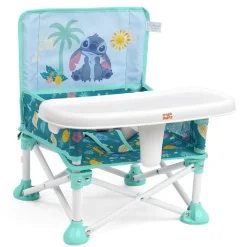 BRIGHT STARTS Stitch - Asiento elevador plegable Pop'n Sit