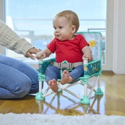 BRIGHT STARTS Stitch - Asiento elevador plegable Pop'n Sit