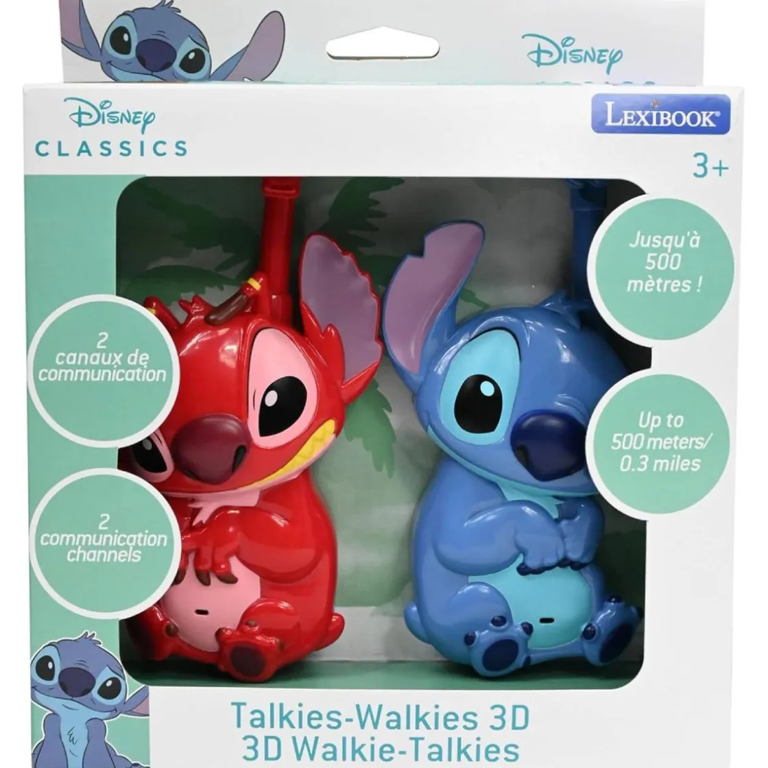 LEXIBOOK Stitch - Walkie Talkies 3D Disney