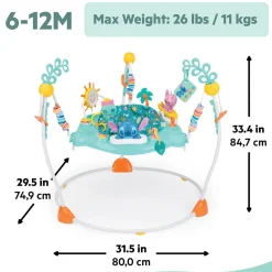 BRIGHT STARTS Stitch Little ’Ohana Activity Jumper