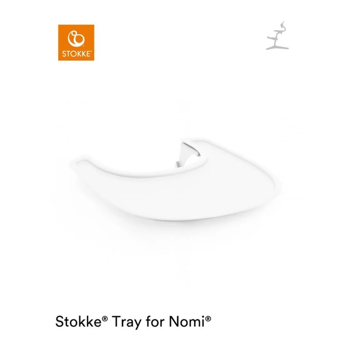 STOKKE - Bandeja blanca Nomi