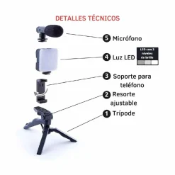 CANAL TOYS Studio Creator - Kit Podcast y Vlogging* Electrónicos