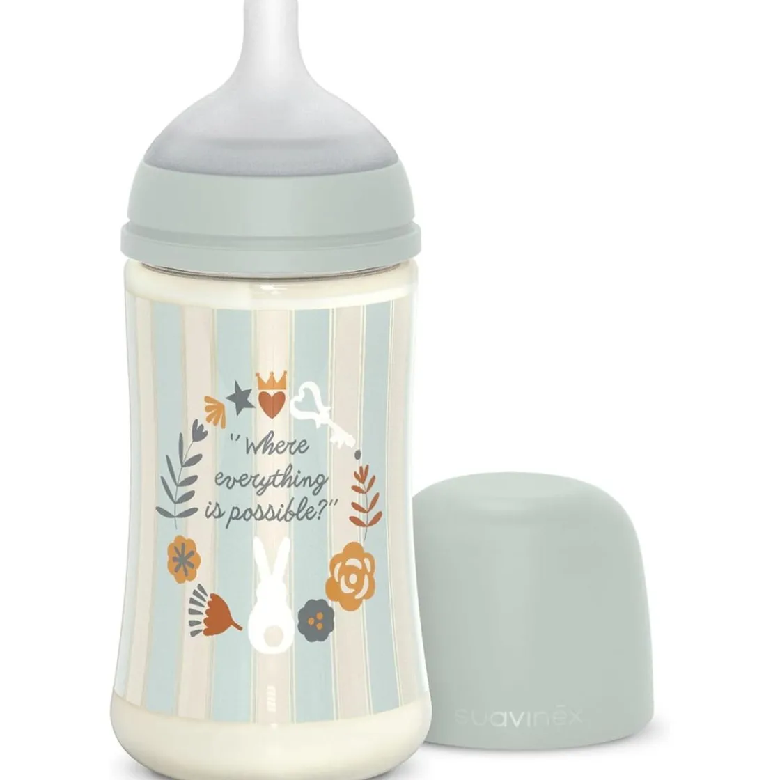 SUAVINEX - Biberón Wonderland 270 ml Azul