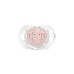 SUAVINEX - Chupete bonhomia con tetina sx pro 0-6 meses búho rosa