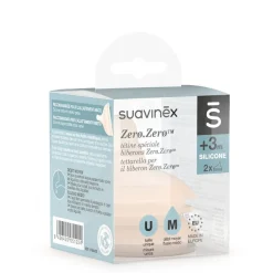 SUAVINEX - Pack 2 Tetinas Zero Zero Flujo Medio