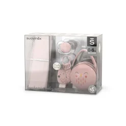SUAVINEX - Pack de regalo premium para bebés - Bonhomia rosa* Biberones Y Chupetes·Biberones