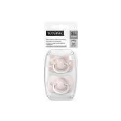 SUAVINEX - Set de 2 chupetes silicona 0-6 meses SX Pro Rosa* Biberones Y Chupetes·Chupetes