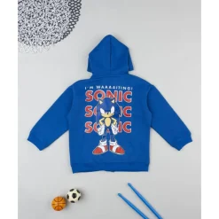 Prenatal Sudadera azul con capucha Sonic