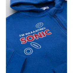 Prenatal Sudadera azul con capucha Sonic
