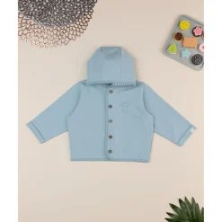 Prenatal Sudadera azul con capucha para niño* Bebé Niño 3-36 Meses·Jerséis Y Cardigans|Niño·Bebé Niño 3-36 Meses