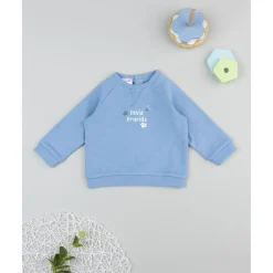 Prenatal Sudadera azul de niño Little Friends