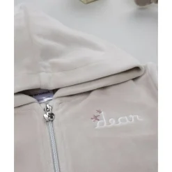 Prenatal Sudadera de niña en terciopelo beige* Niña·Bebé Niña 3-36 Meses|Bebé Niña 3-36 Meses·Jerséis Y Cardigans