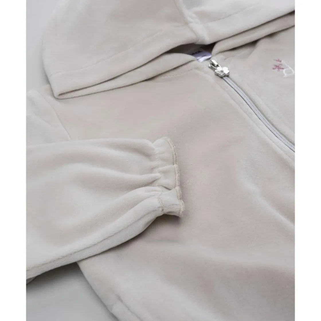 Prenatal Sudadera de niña en terciopelo beige* Niña·Bebé Niña 3-36 Meses|Bebé Niña 3-36 Meses·Jerséis Y Cardigans