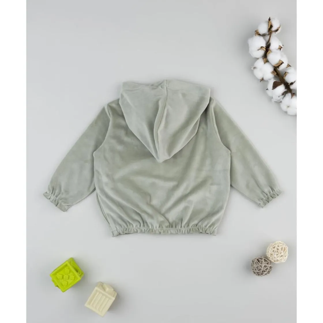 Prenatal Sudadera de niña en terciopelo verde* Niña·Bebé Niña 3-36 Meses|Bebé Niña 3-36 Meses·Jerséis Y Cardigans