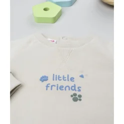 Prenatal Sudadera de niño crema Little Friends* Recién Nacido·Ropa Y Accesorios|Ropa Y Accesorios·Punto