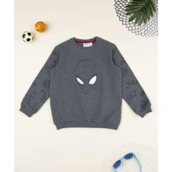 Prenatal Sudadera gris para niño con Spiderman