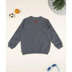 Prenatal Sudadera gris para niño con Spiderman