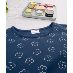 Prenatal Sudadera niña azul margaritas* Niña 2-10 Años·Abrigos Y Plumíferos|Niña·Niña 2-10 Años