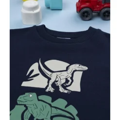 Prenatal Sudadera niño azul estampada