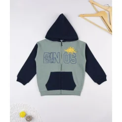 Prenatal Sudadera niño azul/verde “Dinos” con capucha* Niño·Niño 2-10 Años|Niño 2-10 Años·Jerséis Y Sudaderas