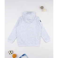 Prenatal Sudadera niño gris con dinosaurio