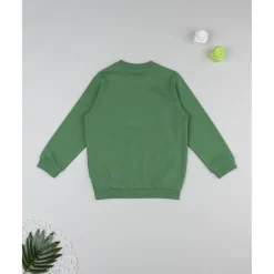 Prenatal Sudadera niño verde estampado relieve* Niño·Niño 2-10 Años|Niño 2-10 Años·Abrigos Y Plumíferos